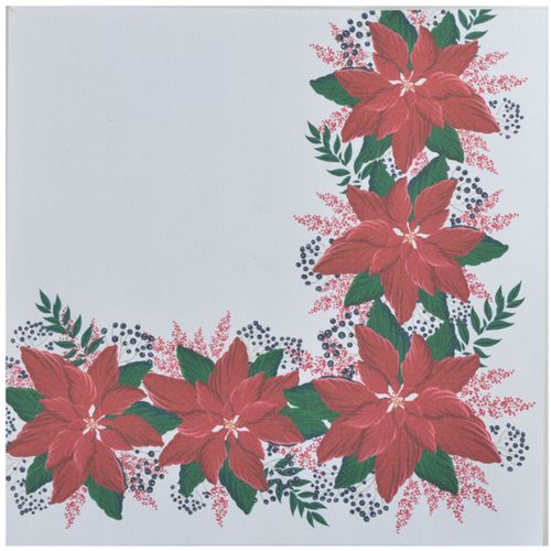 Serviettes de table 20 serviettes en papier Poinsettias 25 cm - U10 - Modalova