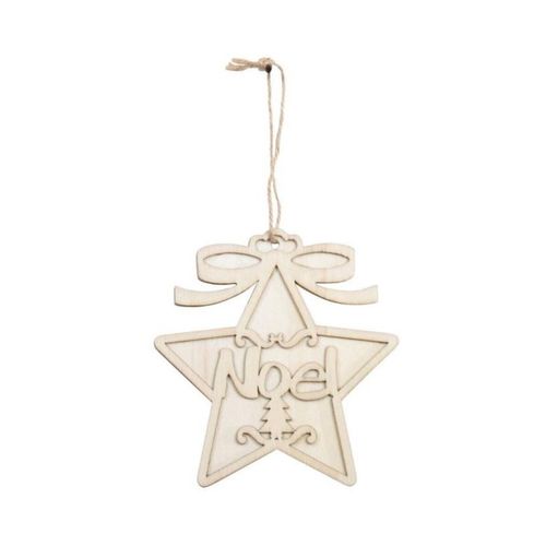 Décorations de noël Sujet en Bois a Décorer Étoile de Noël - U10 - Modalova