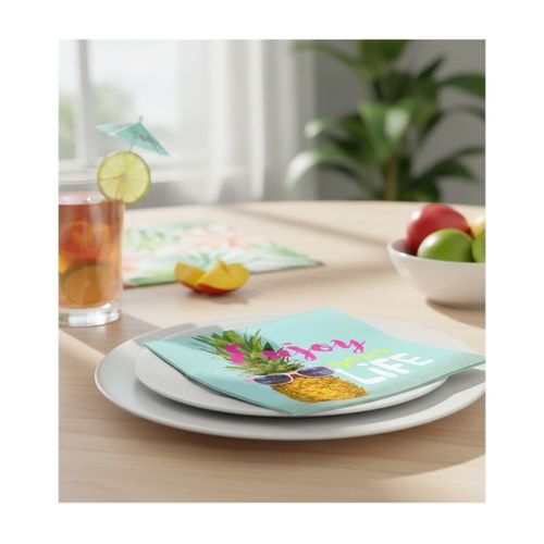 Serviettes de table Lot de 20 serviettes en papier Enjoy ananas - U10 - Modalova