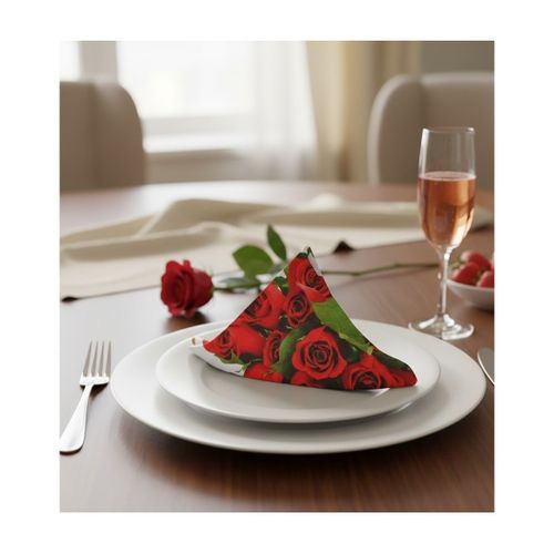 Serviettes de table Lot de 20 serviettes papier Bouquet de roses - U10 - Modalova