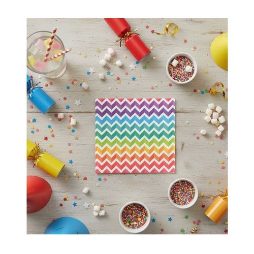 Serviettes de table Lot de 20 serviettes papier Arc en ciel - U10 - Modalova