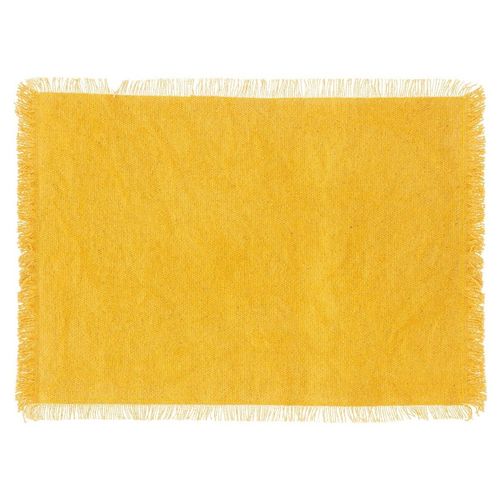 Set de table Set de table en coton 30 x 45 cm Mahas jaune - Atmosphera - Modalova