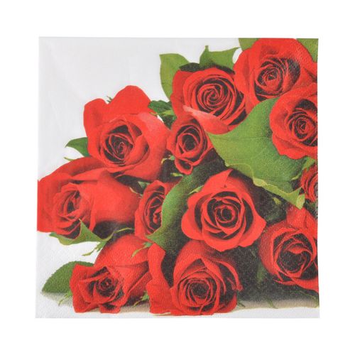 Serviettes de table Lot de 20 serviettes papier roses 25 cm - U10 - Modalova
