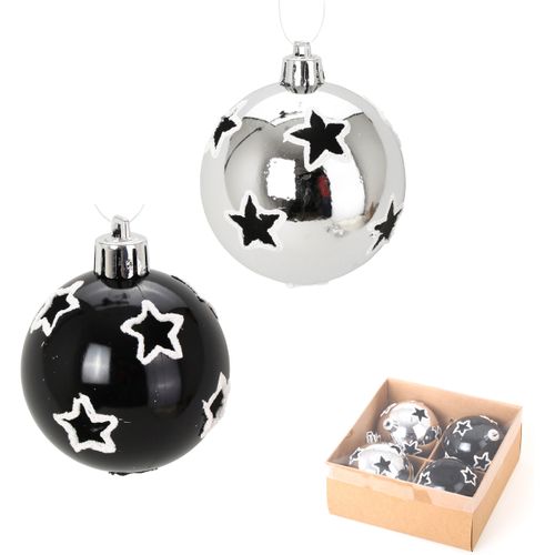 Décorations de noël Set de 4 boules de noel shiny - U10 - Modalova