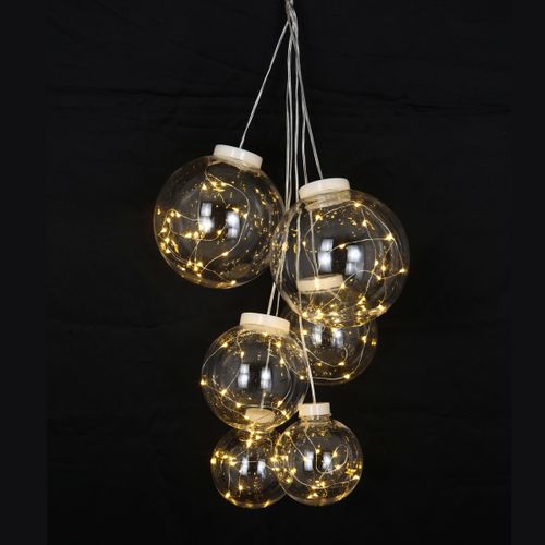 Décorations de noël Guirlande Grappe de boule fil de cuivre - U10 - Modalova