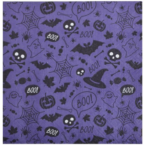 Serviettes de table Lot de 20 serviettes en papier Motif halloween - U10 - Modalova