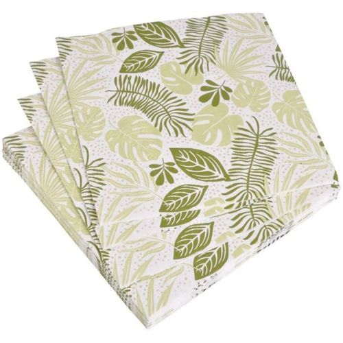 Serviettes de table Lot de 20 serviettes en papier Feuilles - U10 - Modalova