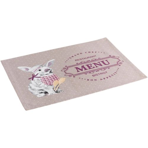 Set de table Set de table en coton Lapin gourmand - U10 - Modalova