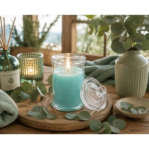 Bougies, diffuseurs Bougie bocal en verre Eucalyptus - U10 - Modalova