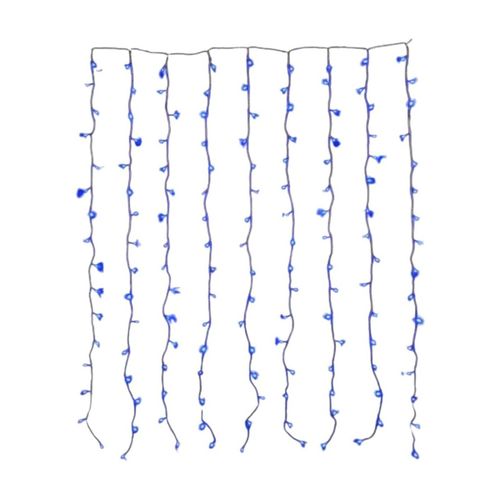 Décorations de noël Rideau Lumineux LED Bleu 144 LED avec 8 fonctions - U10 - Modalova