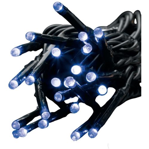 Décorations de noël Guirlande exterieur 180 Led bleu 20m fil noir - U10 - Modalova