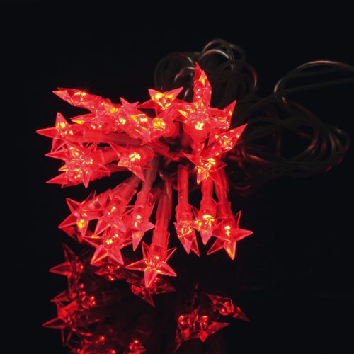 Décorations de noël Guirlande Lumineuse Étoiles Souples 60 LED Rouge 8 Fonctions - U10 - Modalova