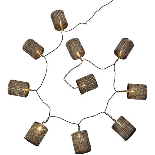 Décorations festives Guirlande Lumineuse Intérieure Tube Strass Argent 10 LED - U10 - Modalova