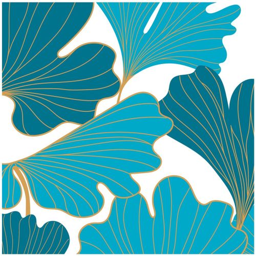 Papiers Peints 20 serviettes en papier 33 x 33 cm Gincko - U10 - Modalova