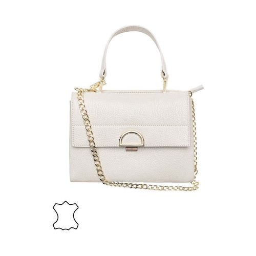 Sac Bandouliere LENA Sac cuir de vachette Porté-travers, Beige - Vera Collection - Modalova