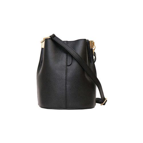 Sac Bandouliere Sac bourse cuir LILWENN - Noir - Vera Collection - Modalova