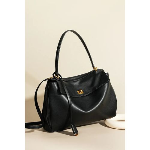 Sac Bandouliere TEXAS Sac cuir avec poignée et boucle doré - Vera Collection - Modalova