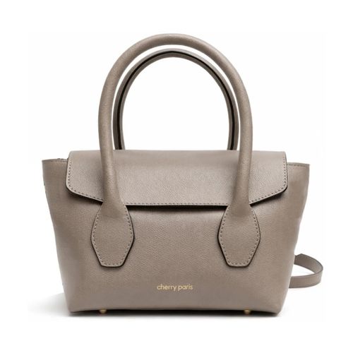 Sac à main Sac cuir SAMANTHA PALMELLATO - Taupe clair - Vera Collection - Modalova