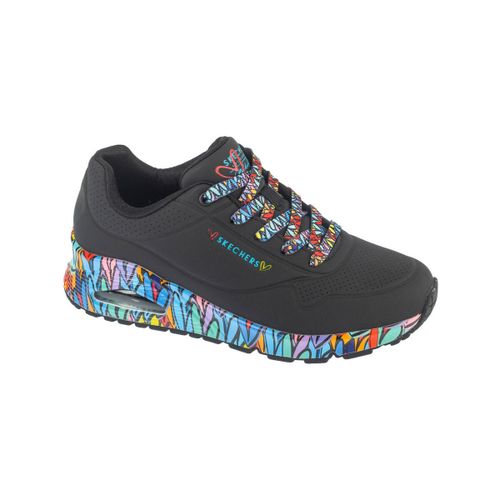 Baskets basses Baskets uno ravaged love en durabuck perforé - Skechers - Modalova