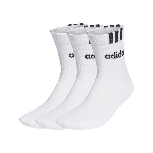 Chaussettes Chaussettes 3 stripes linear cushioned 3 pack blanc - adidas - Modalova