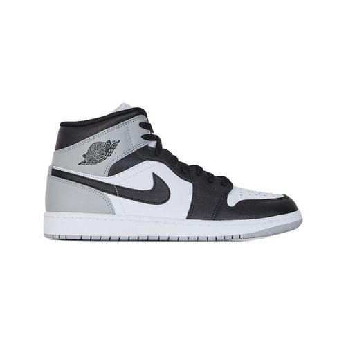 Baskets montantes Baskets jordan 1 mid barons blanc/gris - Nike - Modalova