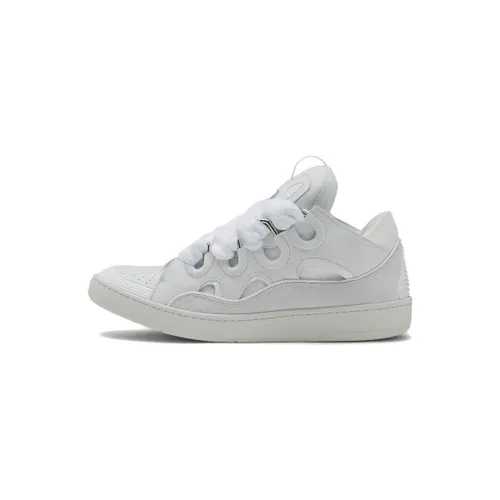 Baskets basses Curb Leather Sneakers White - Lanvin - Modalova
