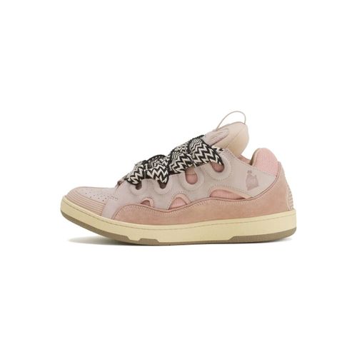 Baskets Curb Leather Sneakers Pale Pink - Lanvin - Modalova