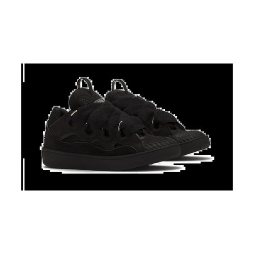 Baskets Curb Leather Sneakers Black - Lanvin - Modalova
