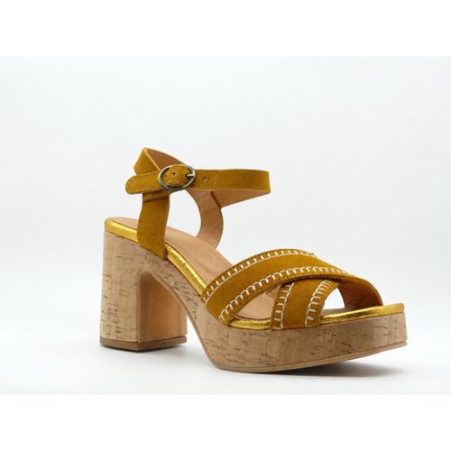 Sandales à talon Ignatia Chanvre - Minka - Modalova