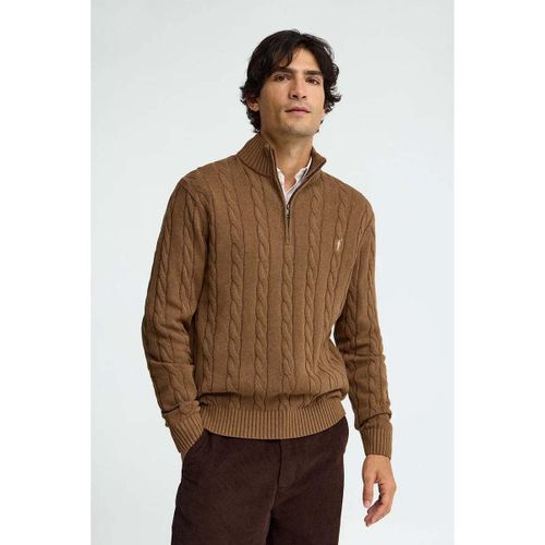 Pull RIGBY GO CABLE ZIPPER WOOL KLUM - Polo Club - Modalova