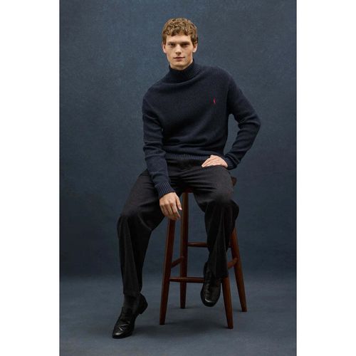 Pull TURTLE NECK WOOL GLOSS MELANGE - Polo Club - Modalova