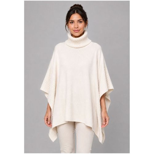 Ponchos / Capes de pluie Pull Poncho F, Blanc - Kebello - Modalova