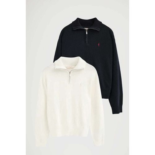 Pull PACK 2 - RIGBY GO ZIPPER WOOL W IO N-E - Polo Club - Modalova