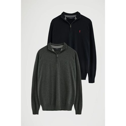 Pull PACK 2 - RIGBY GO ZIPPER WOOL KINSLEY N-GV - Polo Club - Modalova