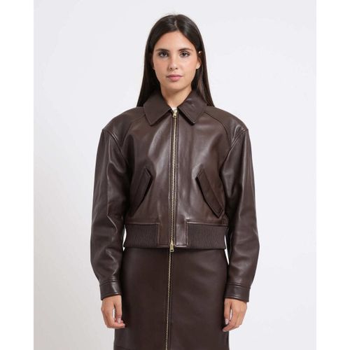 Veste HUGO Veste femme en cuir - HUGO - Modalova