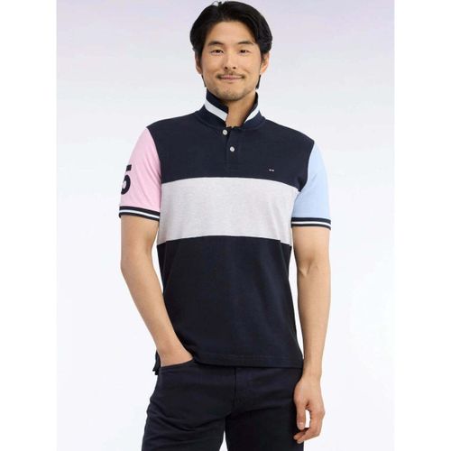 T-shirt Polo marine en coton - Eden Park - Modalova