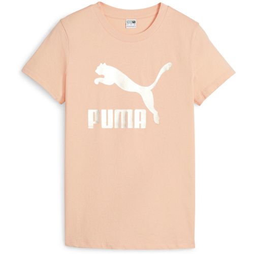 T-shirt Classics Shiny Logo Tee S - Puma - Modalova