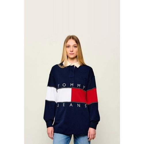T-shirt Dw0dw22827 Ovs Flag Rugby - Tommy Jeans - Modalova