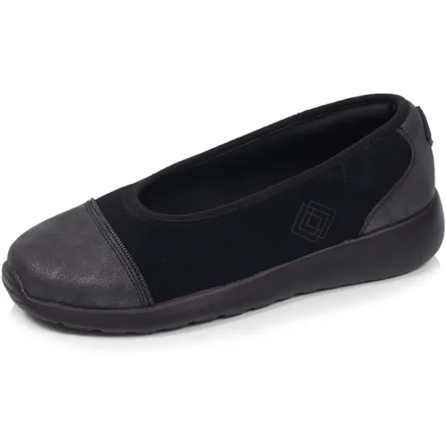 Ballerines Ballerines slip-on Noir/Gris - Isotoner - Modalova