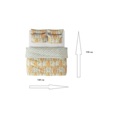 Parures de lit Parure de lit percale de coton Janice - Atmosphera - Modalova