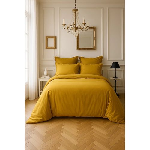 Housses de couettes Housse de couette en satin de coton Uni - Doumie - Modalova