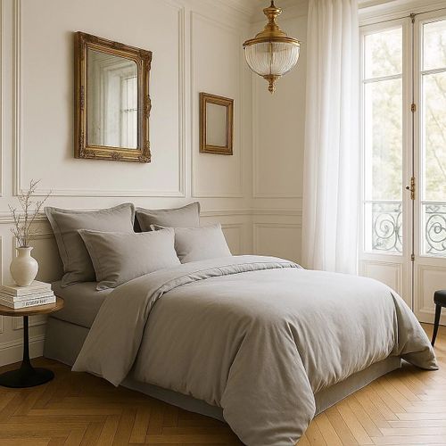 Housses de couettes Housse de couette en satin de coton Uni - Doumie - Modalova