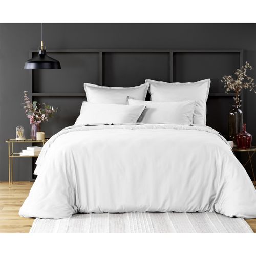 Parures de lit Housse de couette en satin de coton Uni - Doumie - Modalova