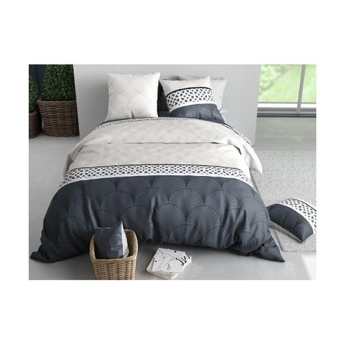 Housses de couettes Housse couette + taie Eventails graphique arcadie - Doumie - Modalova