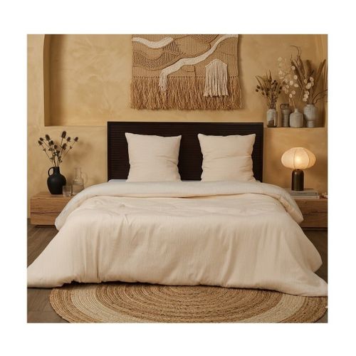 Parures de lit Parure de lit en gaze de microfibre Collection Bicolore - Doumie - Modalova