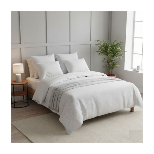 Parures de lit Parure de lit en gaze de coton Zig Zag - Decostars - Modalova