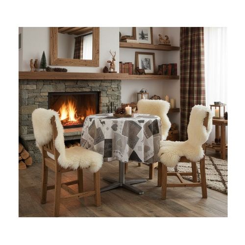 Serviettes de table Nappes, Sets de table Nappe ronde Chalet montagne Valthos - U10 - Modalova