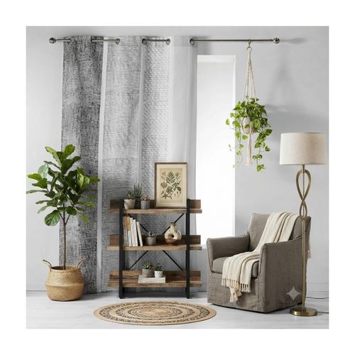 Rideaux, stores Rideau a oeillets 140 x 240 cm Textilio Gris - U10 - Modalova