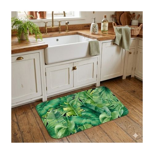 Tapis Tapis décoratif motif feuillage 45 x 75 cm - U10 - Modalova