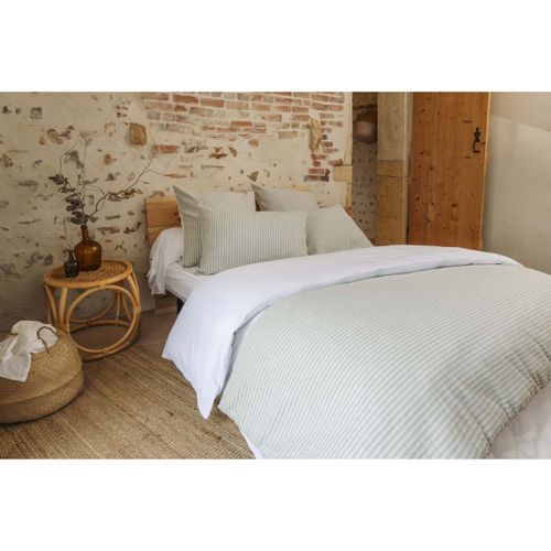 Couvertures Bout de lit texturé coton et percale Teo - Actome - Modalova